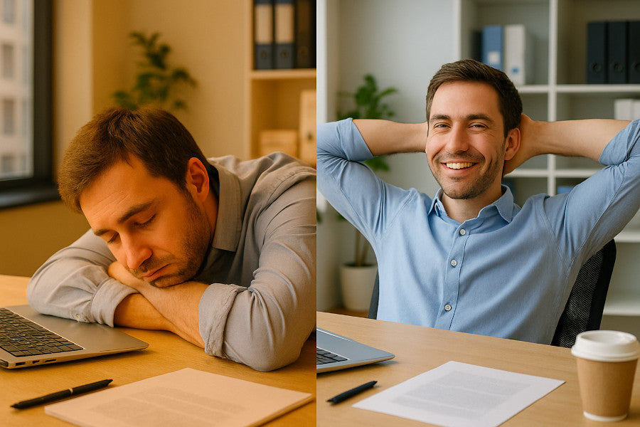Visuelle Belastung im Büro