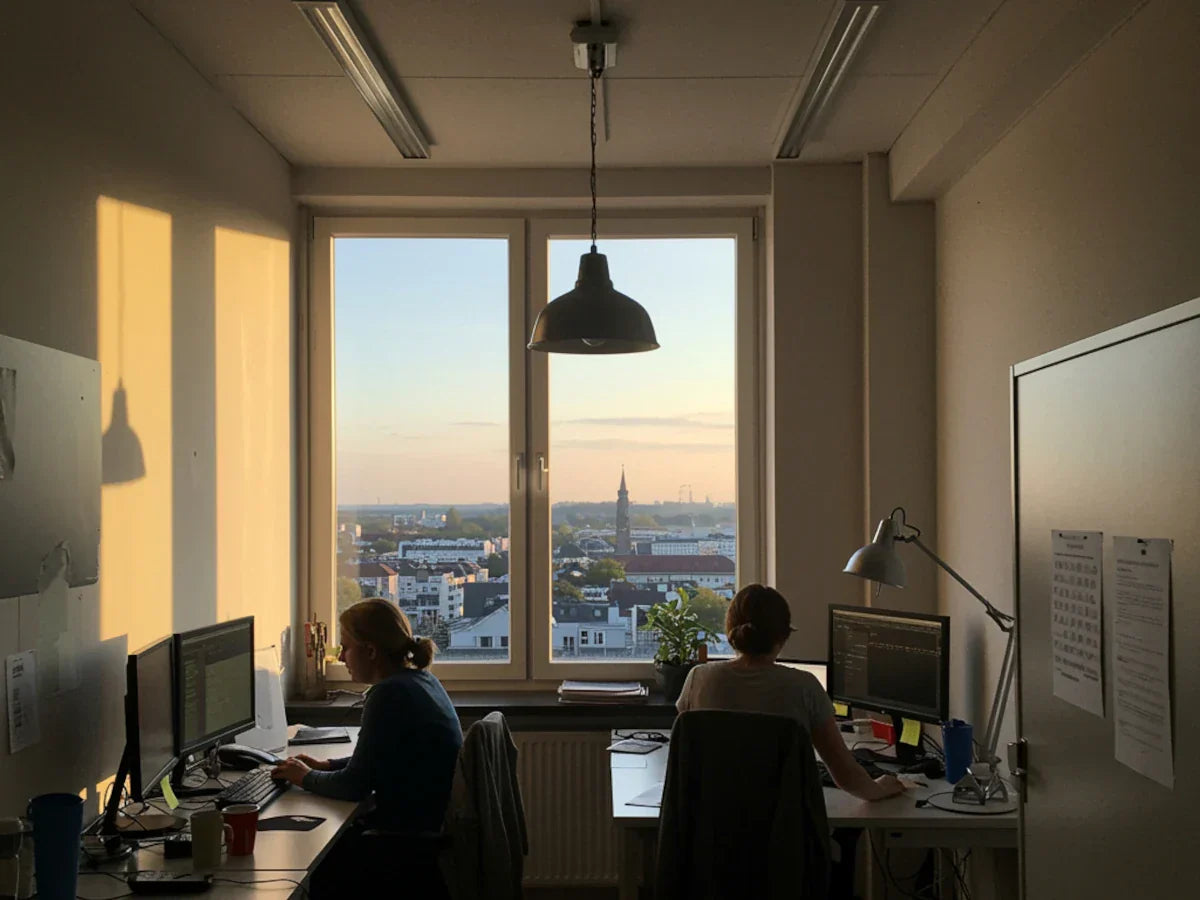 Dunkles Büro: Was hilft wirklich bei zu wenig Tageslicht am Arbeitsplatz?