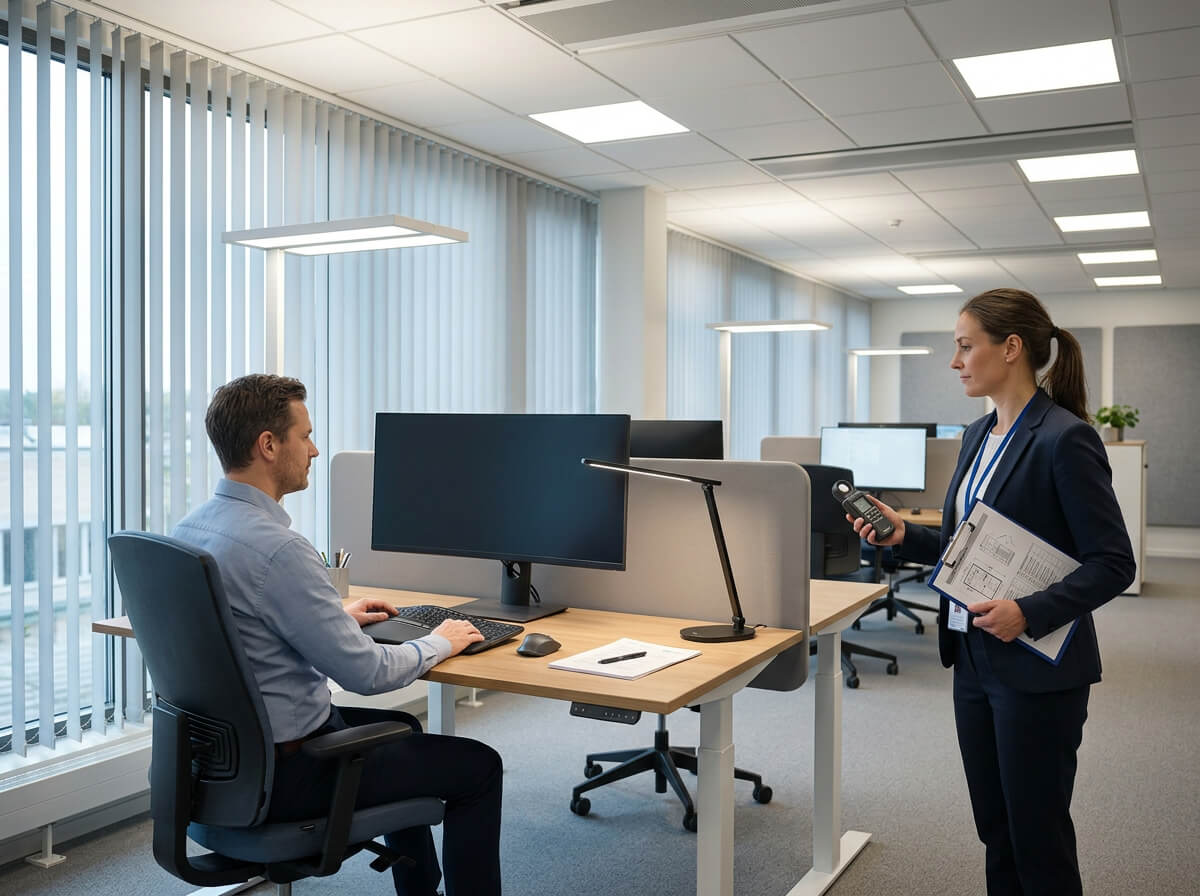 Visuelle Ergonomie im Büro: Rechtliche und fachliche Anforderungen an die Beleuchtung