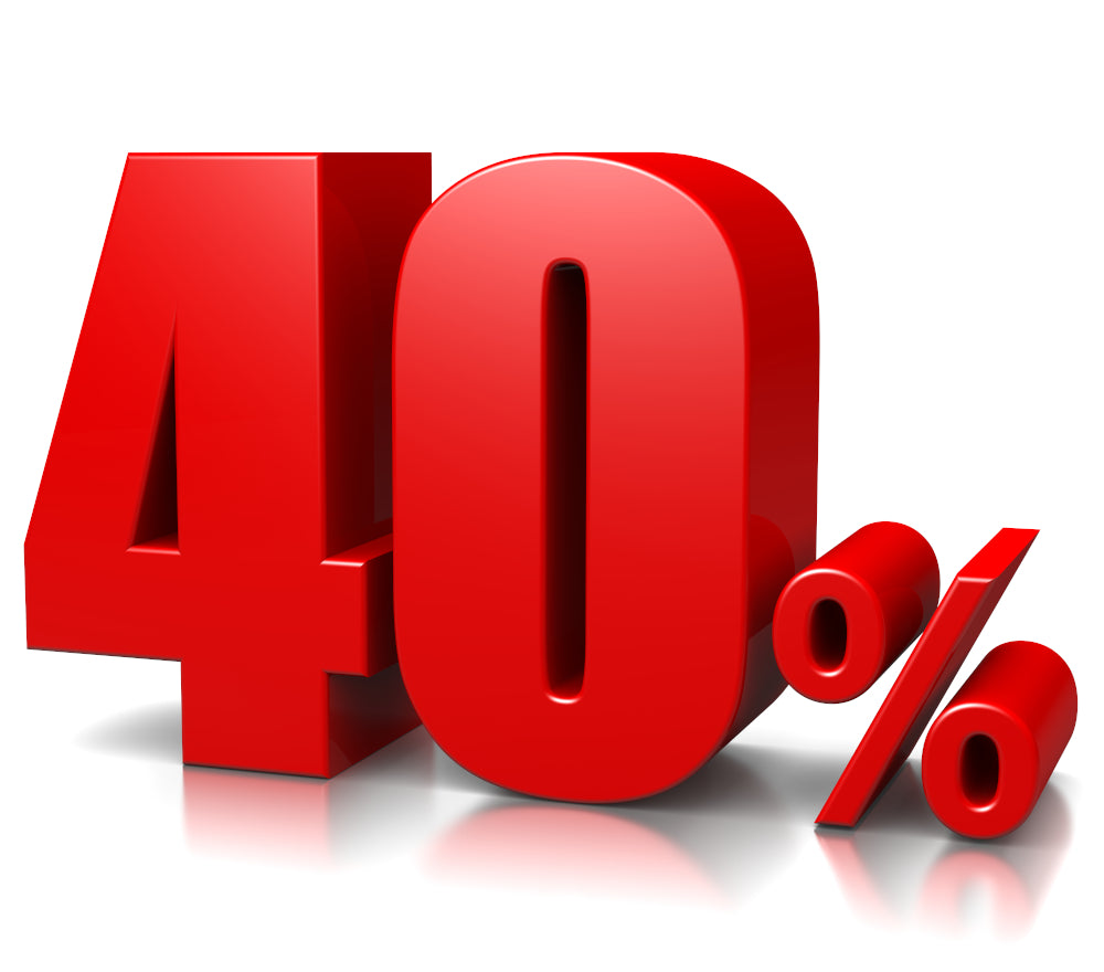Rabatt 40% Logo