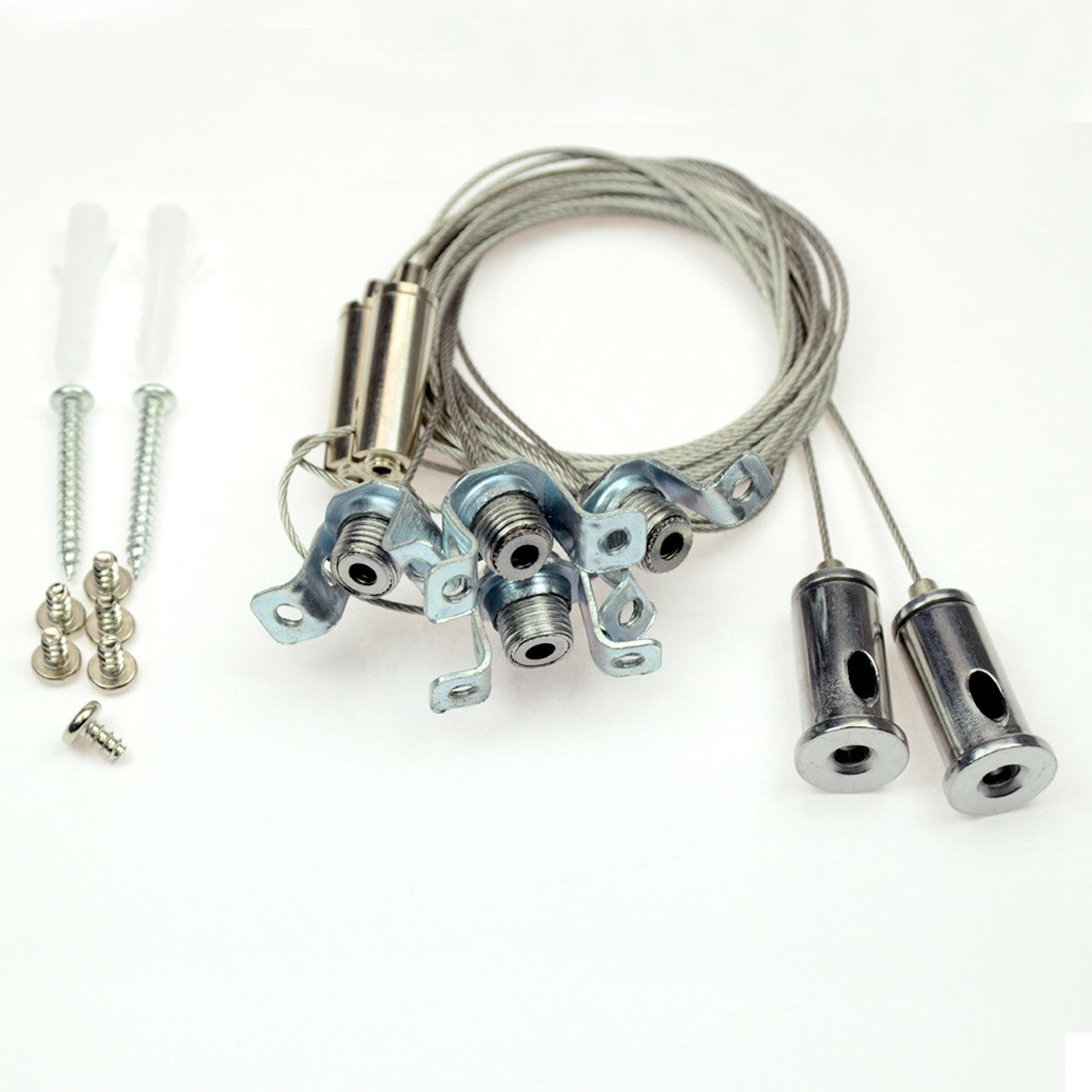 2 Y-Stahlseilen mit Zubehör