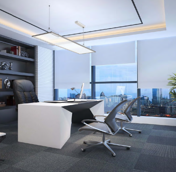 abgehängtes Panel im stylischen Büro