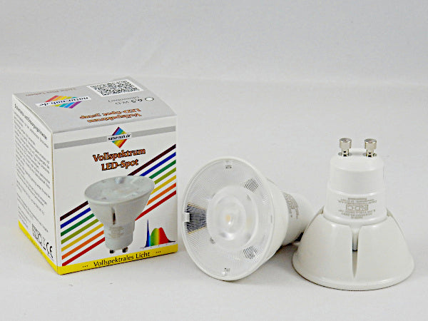 man sieht den Hochvolt - Spot von vorne, von hinten und die Verpackung