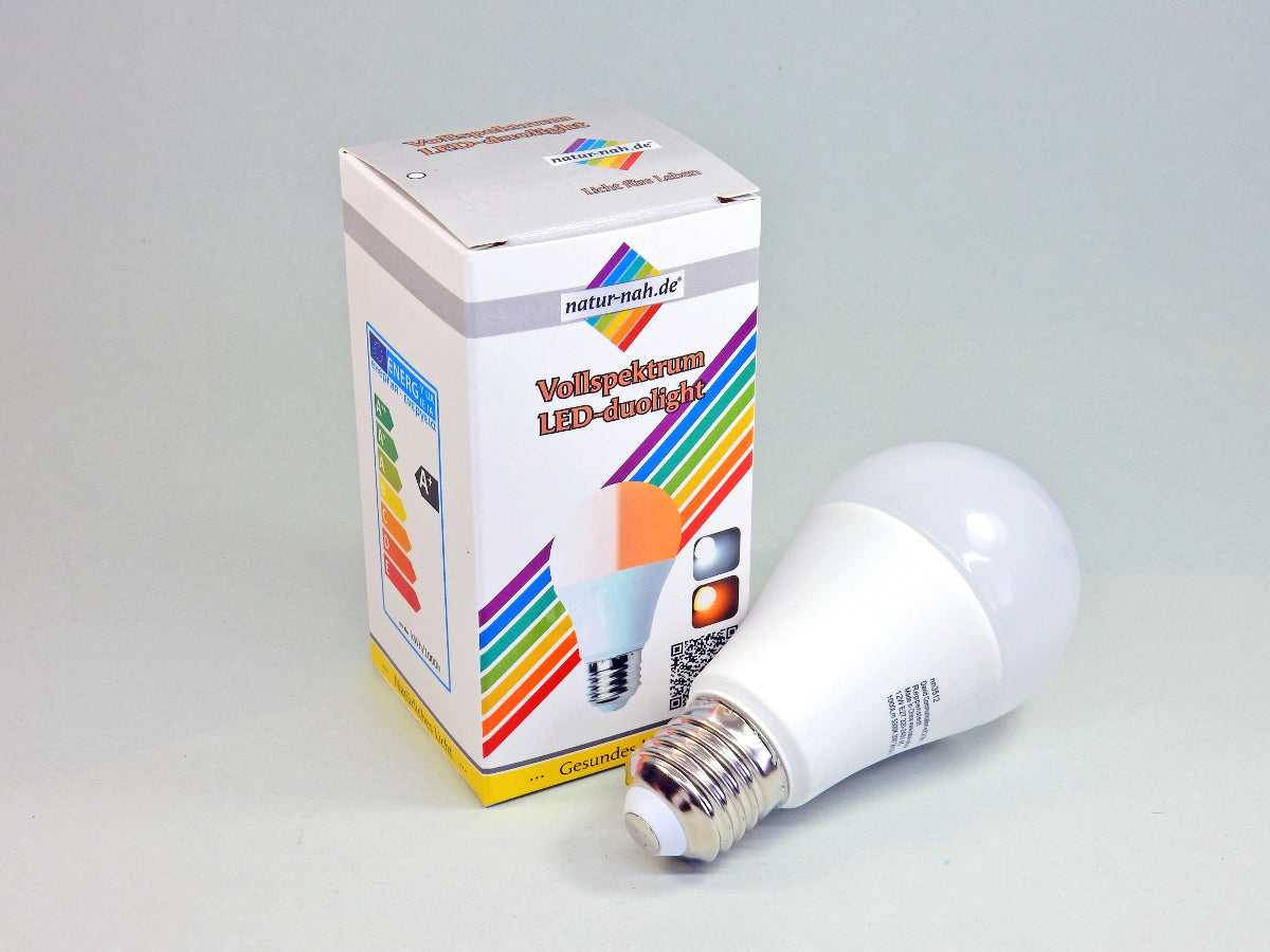 Verpackung und LED 8W Duo