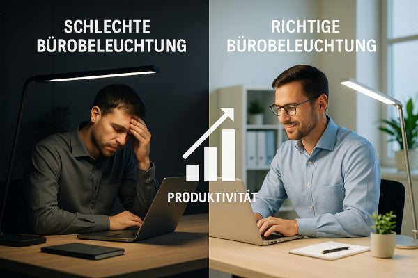 Versteckte Kosten schlechter Bürobeleuchtung