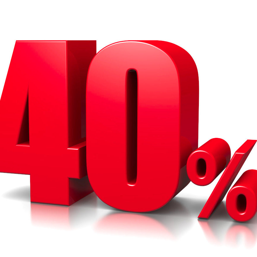 Rabatt 40% Logo