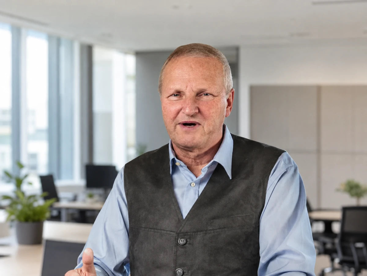 Michael Grassegger in einem Büro