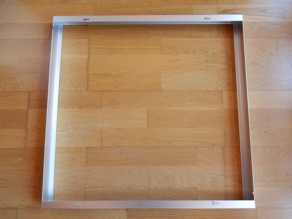 Anbaurahmen für LED Panel natur-nah 62 x 62 cm